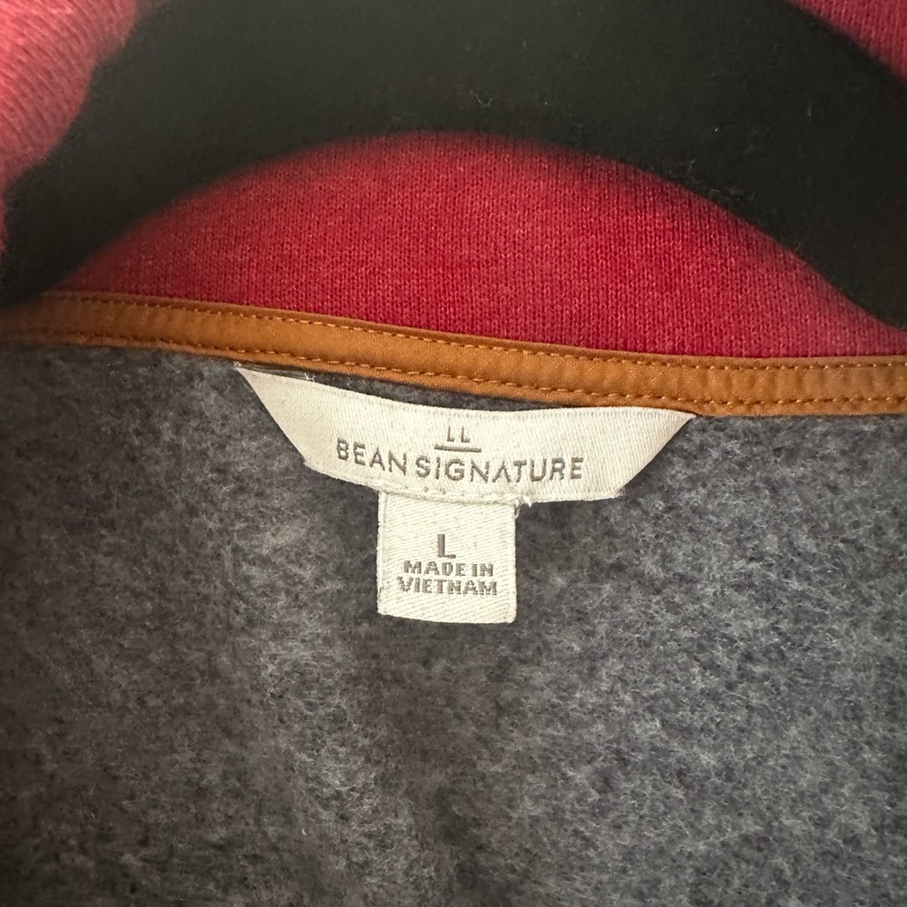 LL Bean Signature Anorak Sweatshirt - Picture 3 of 3